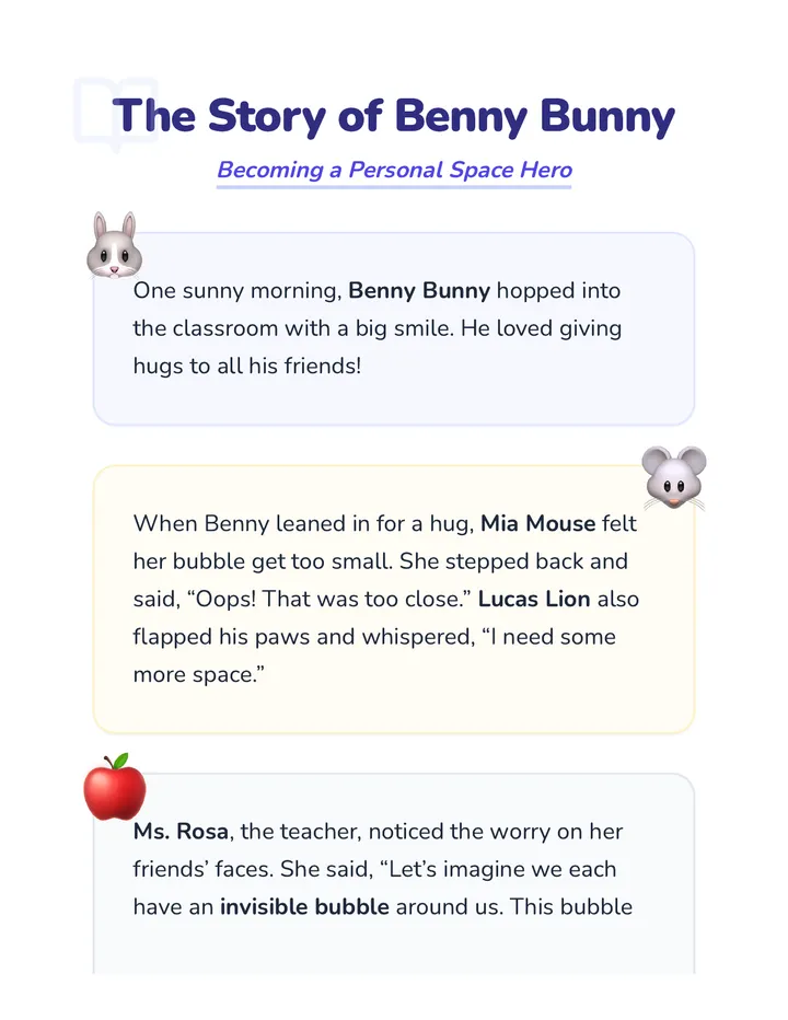 Personal Space Story