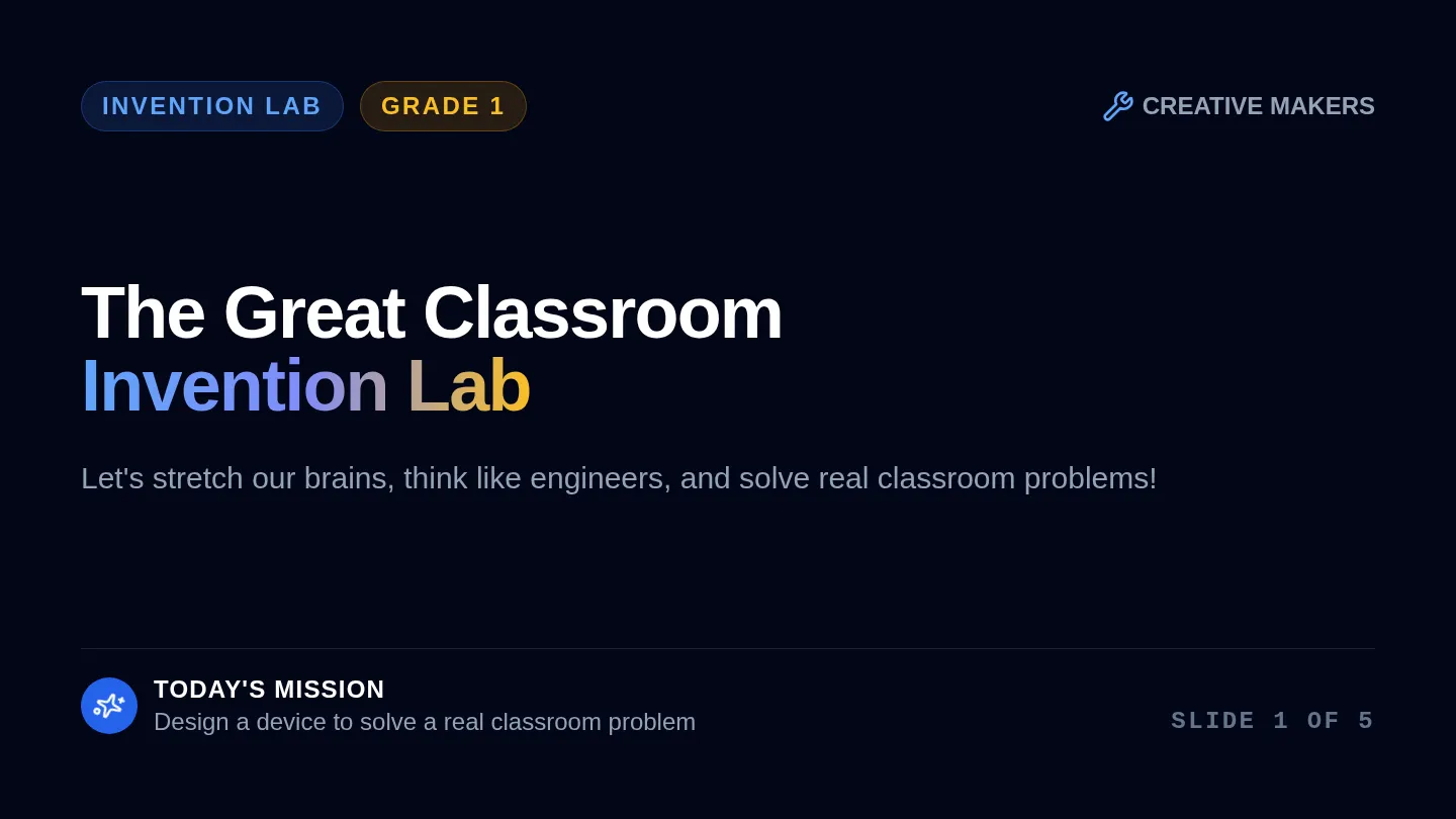Invention Design Slide Deck