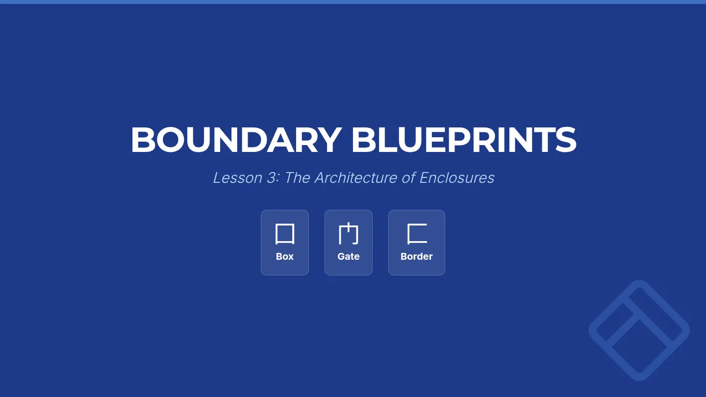 Boundary Blueprints Slides