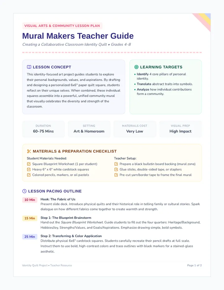 Mural Makers Teacher Guide