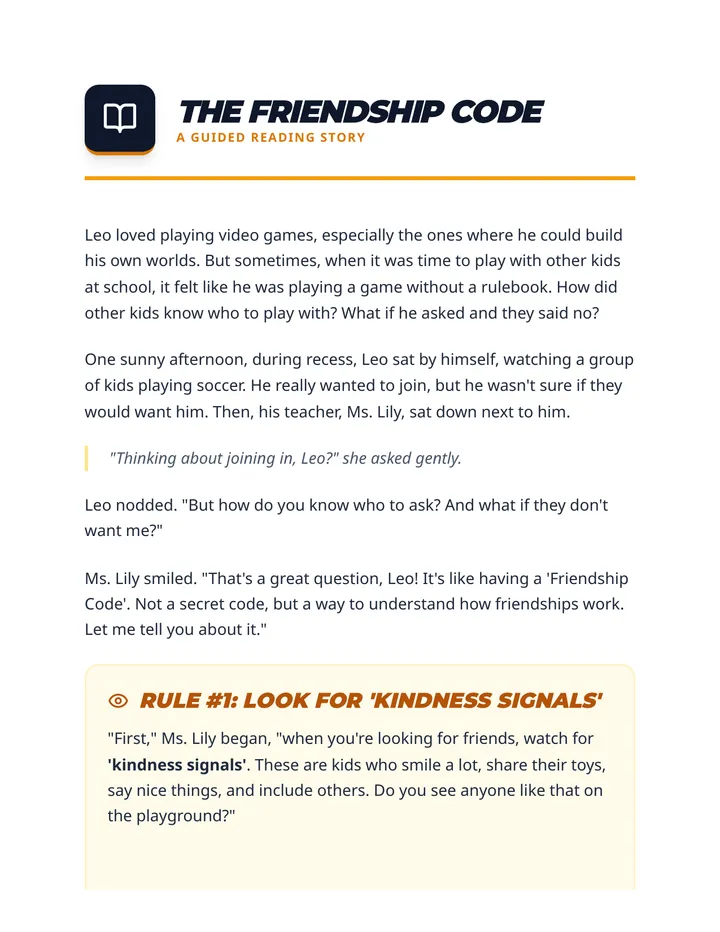 Friendship Code Reading