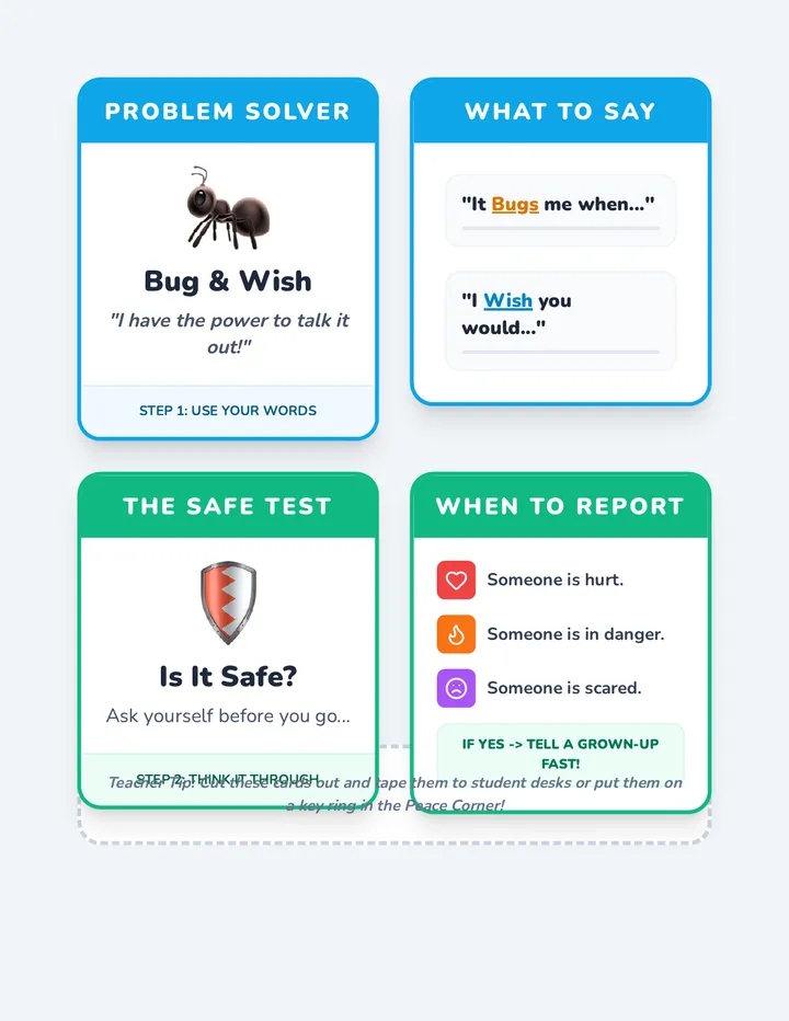Problem Solver Cards