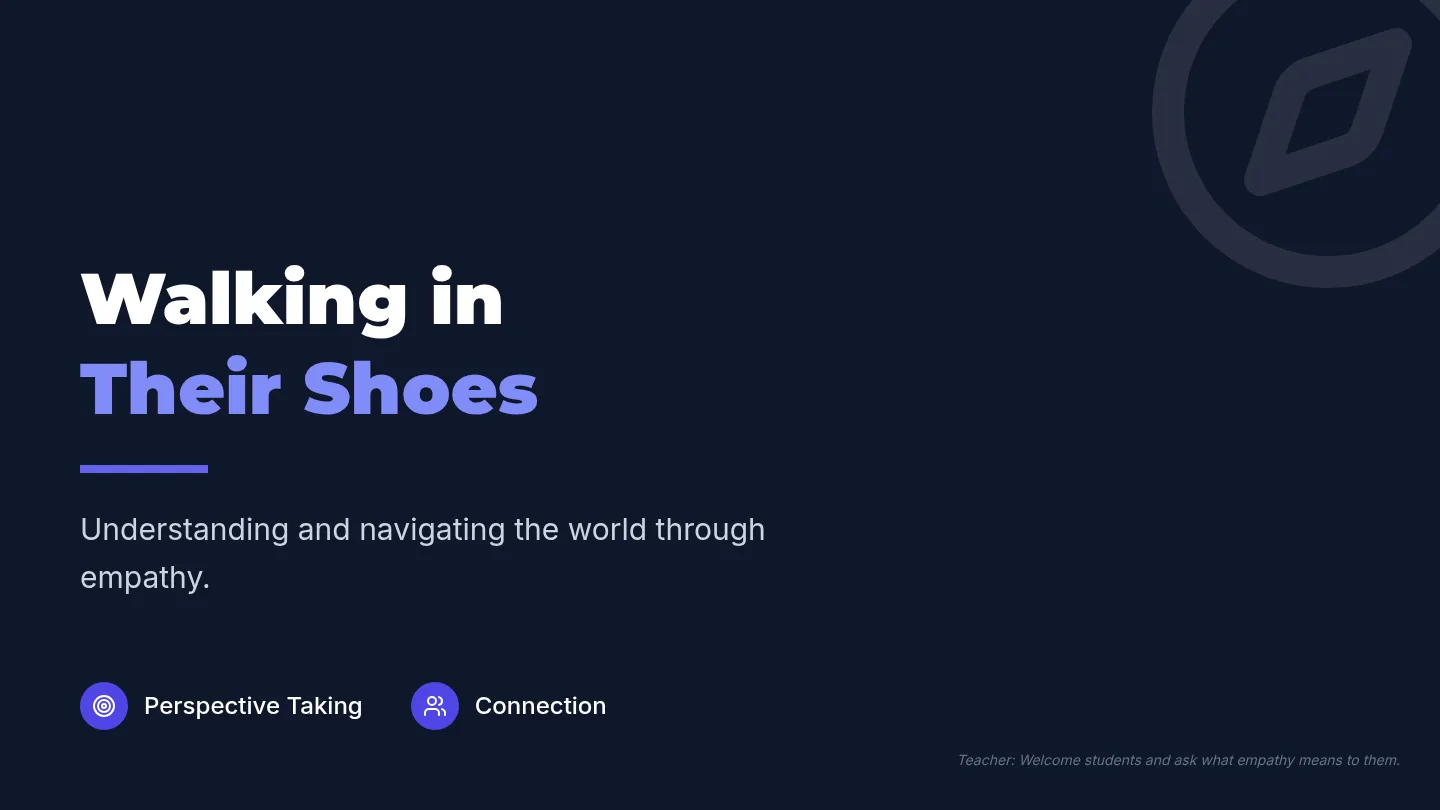 Walking in Their Shoes Slides