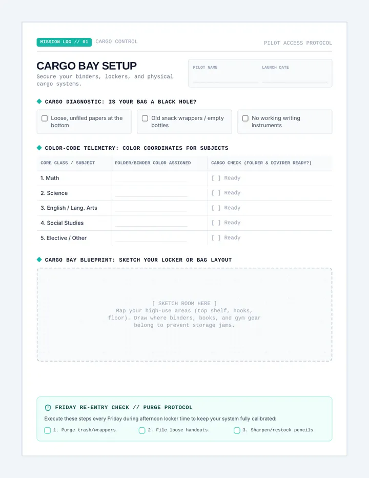 Cargo Bay Log