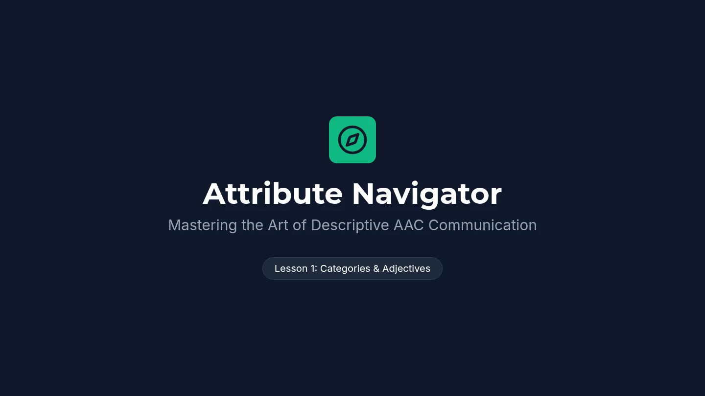 Attribute Navigator Slides