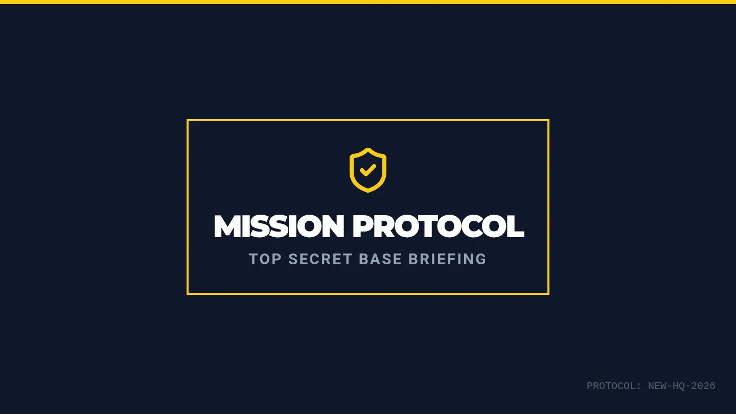 New Base Briefing Slides