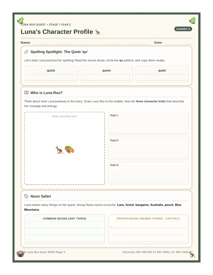 Lunas Character Profile