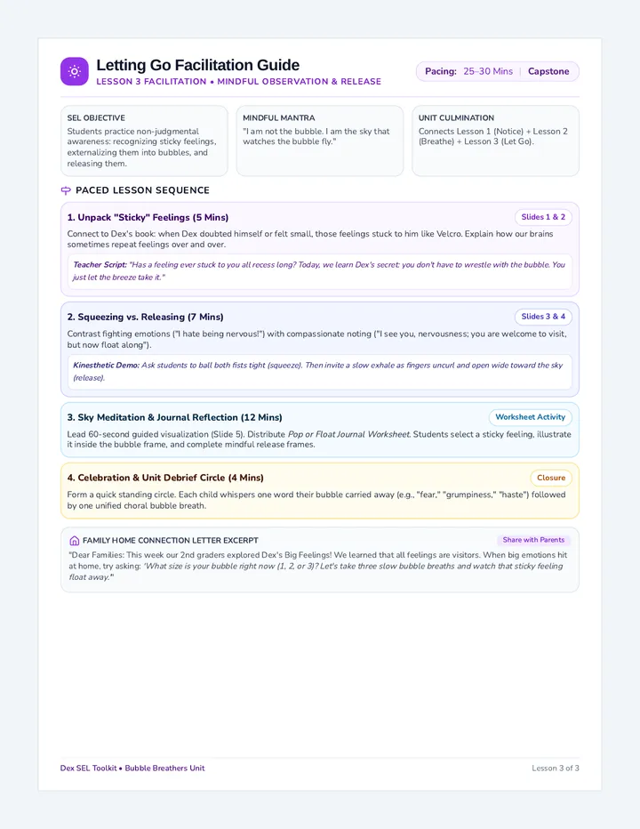 Letting Go Facilitation Guide