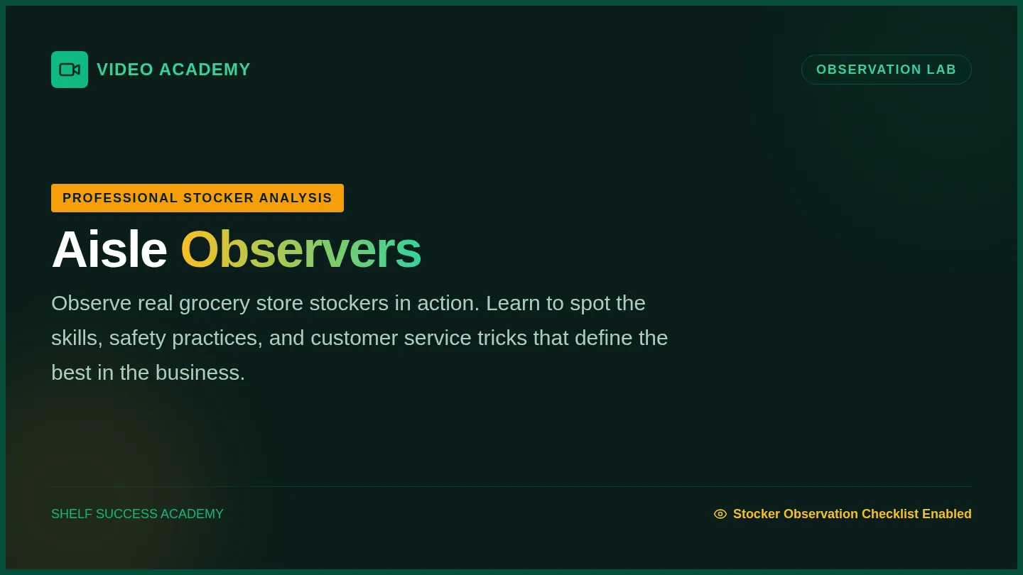 Video Academy Slides