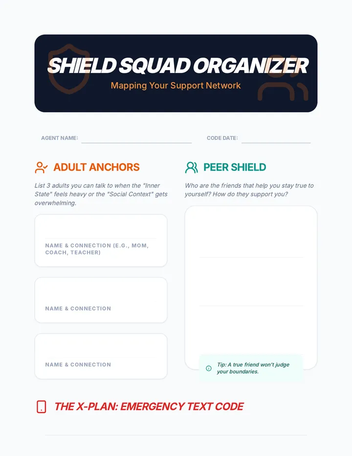 Shield Squad Organizer