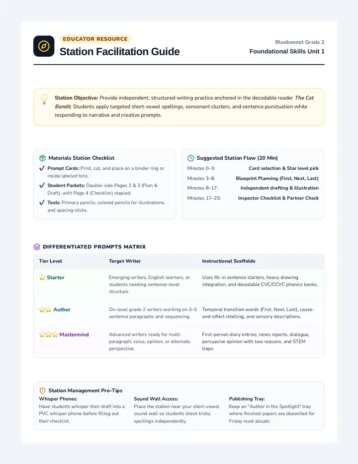 Station Launch Teacher Guide