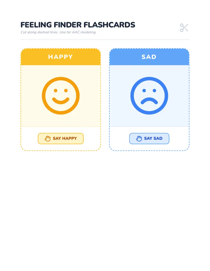 Feeling Finder Flashcards