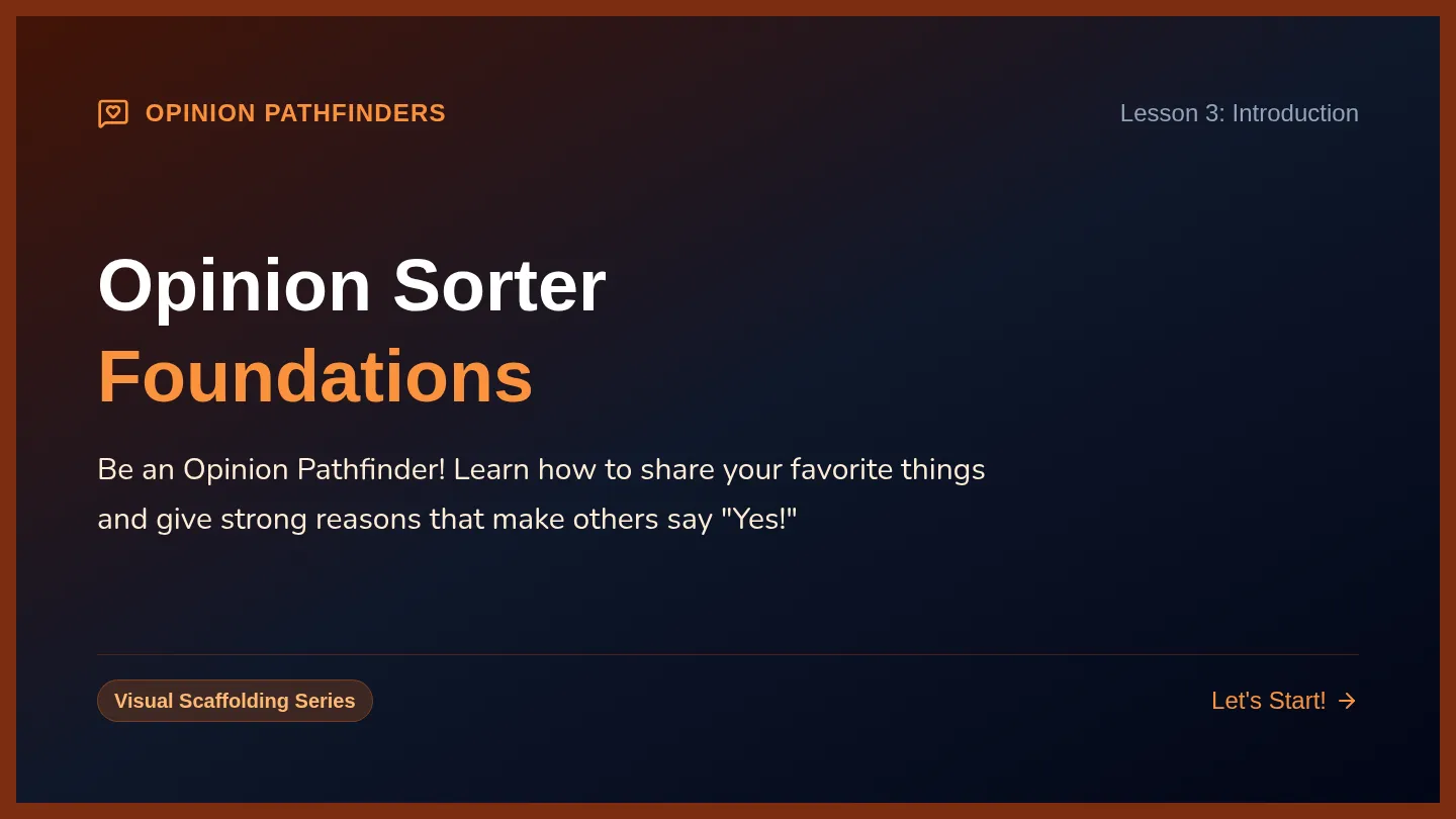 Opinion Sorter Slides