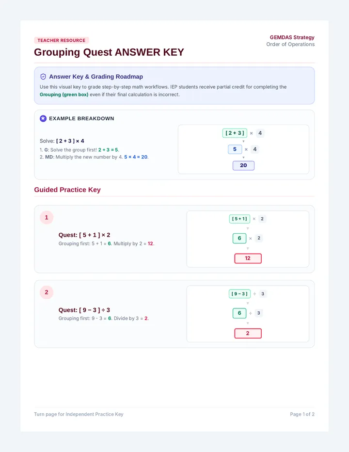 Grouping Quest Answer Key