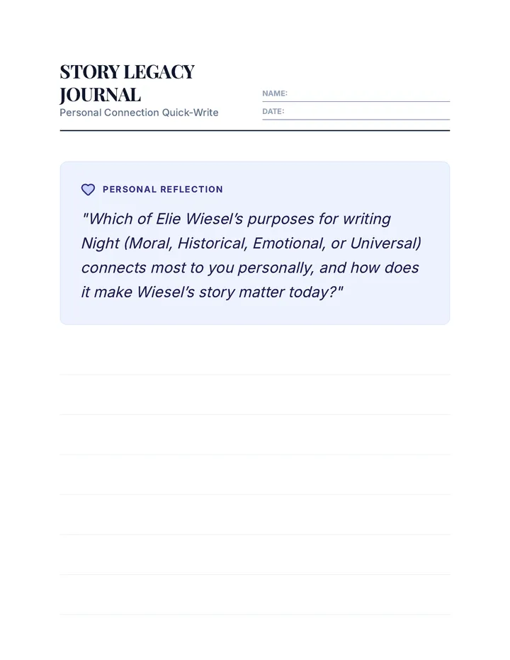 Story Legacy Journal