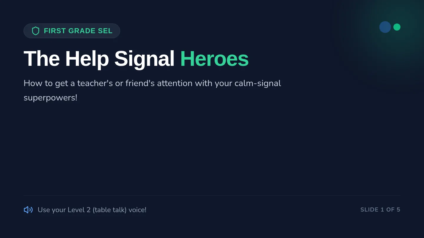 Calm Help Slides