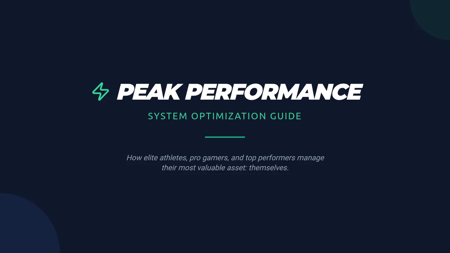 Performance Deck Slides