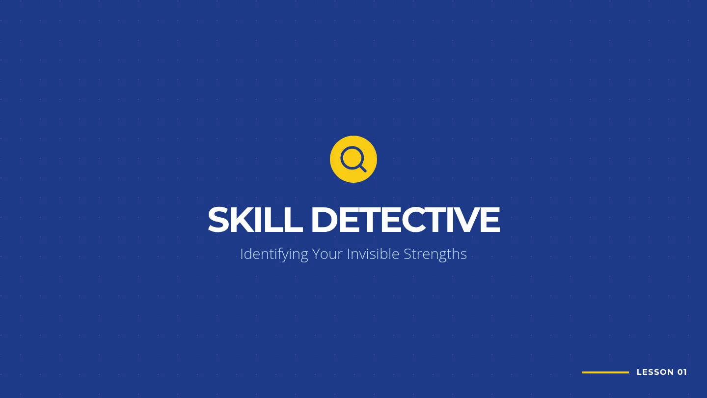 Skill Detective Slides