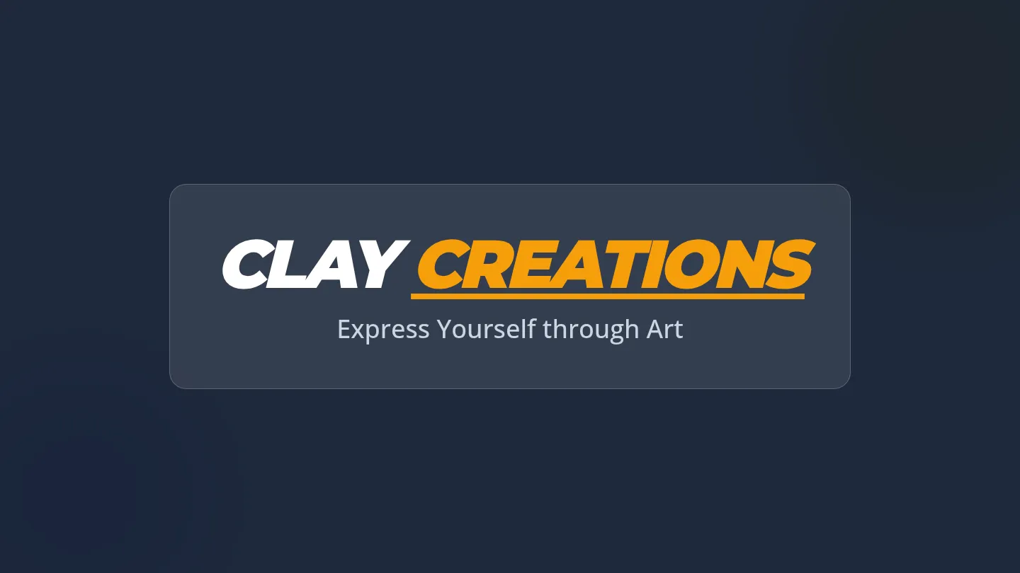 Clay Creations Slides