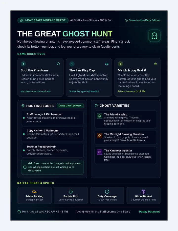 Ghost Hunt Game Kit