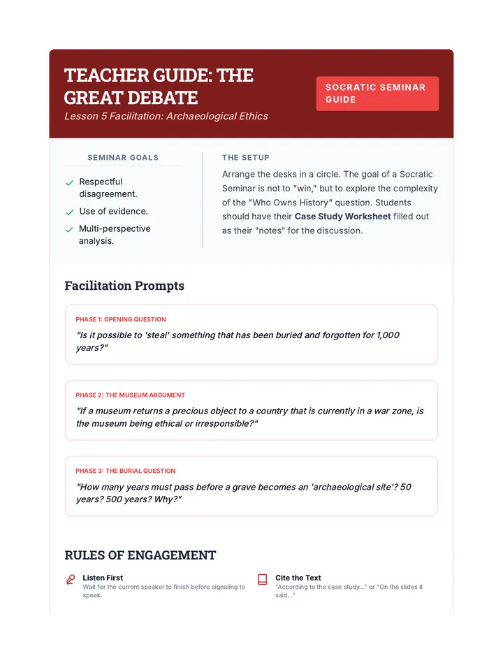 Who Owns History Debate Guide