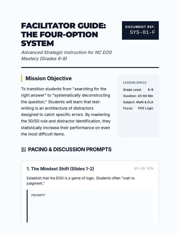 Facilitator System Guide