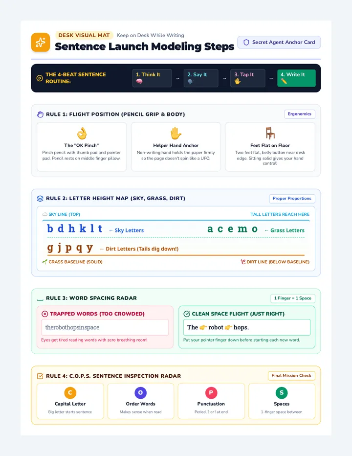 Sentence Launch Modeling Steps
