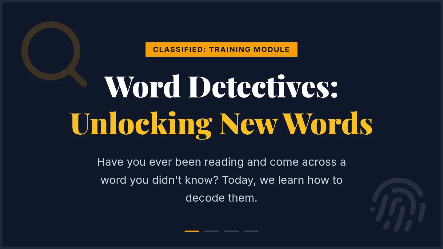 Word Detective Presentation Slides