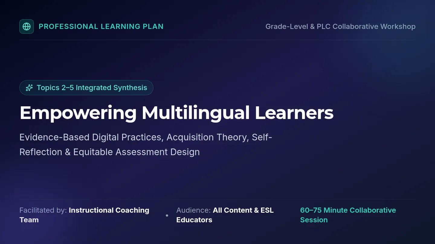 Multilingual Mastery Slides