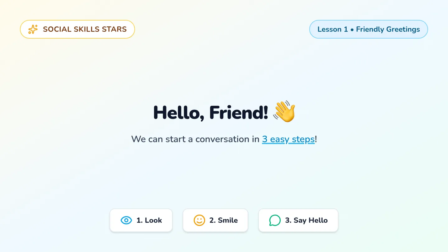 Friendly Greetings Slides