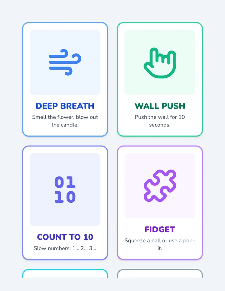 Calm Tool Cards