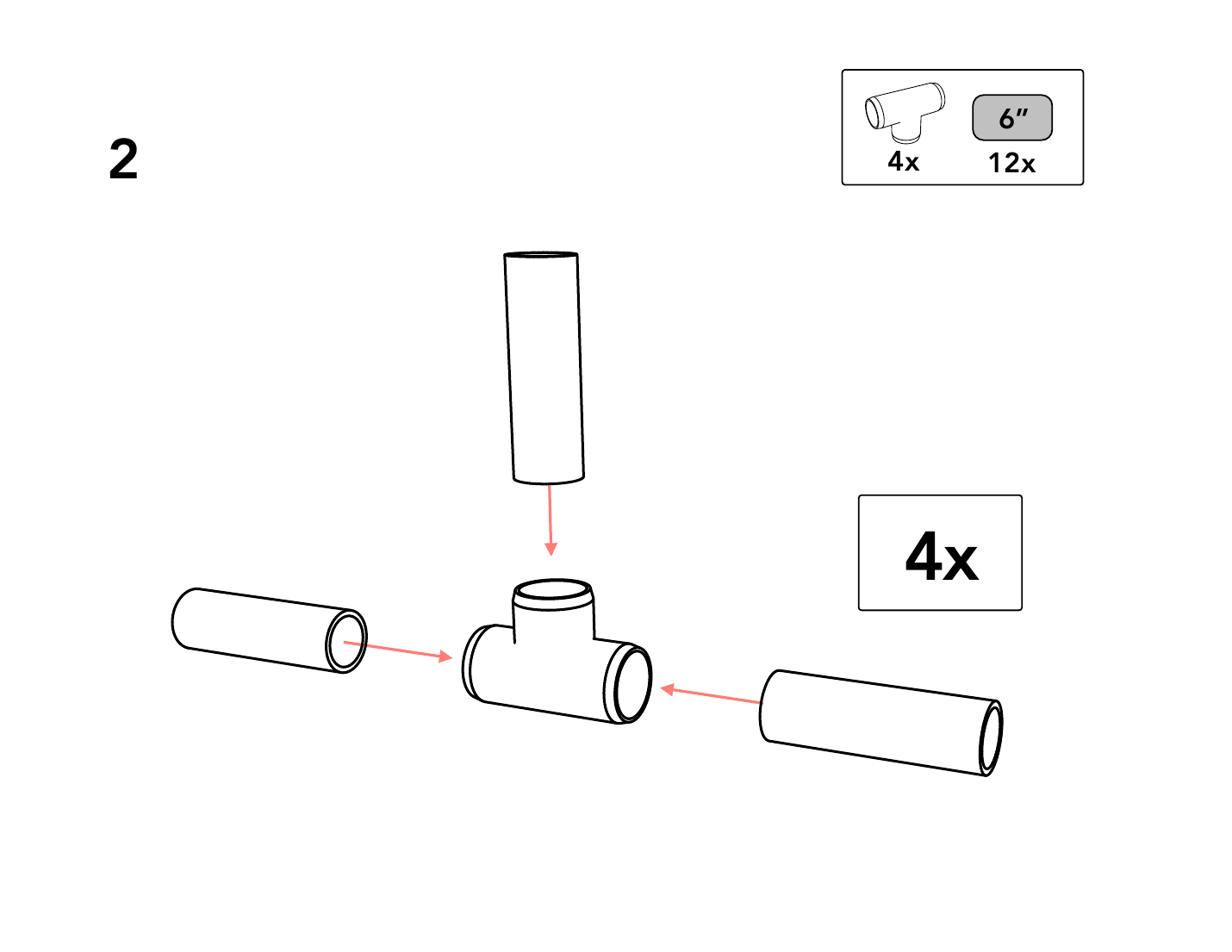 Official FORMUFIT Step 2 Tee Subassembly