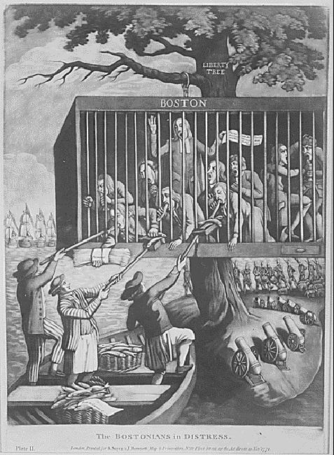 The Bostonians in Distress 1774