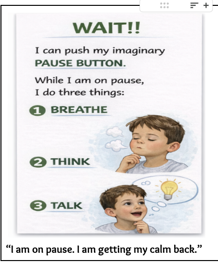 Wait push pause button